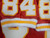 1995 Kansas City Chiefs #84 Game Issued Red Jersey DP32701