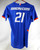 2023 Boise State Broncos #21 Game Used Blue Jersey Womens Soccer M 655