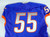 2012-17 Boise State Broncos #55 Game Issued Blue Jersey Football 46+4 619