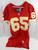 1997 Kansas City Chiefs Jeff Smith #65 Game Issued Red Jersey 44 DP32081