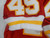 1997 Kansas City Chiefs #45 Game Issued Red Jersey 44 DP32715