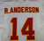 1996 Kansas City Chiefs R Anderson #14 Game Issued White Jersey 42 DP16396