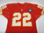 1994 Kansas City Chiefs Monty Grow #22 Game Used Red Jersey 75th Patch DP17386