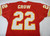 1994 Kansas City Chiefs Monty Grow #22 Game Used Red Jersey 75th Patch DP17386