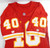 Kansas City Chiefs Pharms #40 Game Issued Red Jersey 42 DP33055