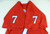 2010 Kansas Jayhawks #7 Game Issued Red Jersey 40 317