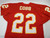 1993 Kansas City Chiefs Cobb #22 Game Issued Red Jersey DP17332