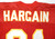 1993 Kansas City Chiefs Tony Hargain #81 Game Used Red Jersey 40 DP34341