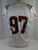 Miami Hurricanes #97 Game Used White Football Practice Jersey 914