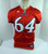 2010 Kansas Jayhawks #64 Game Issued Red Jersey 44 DP39293