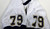 La Salle University Explorers #79 Game Used White Football Jersey 769