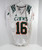 Miami Hurricanes #16 Game Used White Practice Jersey L DP27857