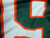 Miami Hurricanes #19 Game Used White Practice Jersey L DP27815