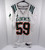 Miami Hurricanes #59 Game Used White Practice Jersey L DP41765