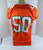 Miami Hurricanes #50 Game Used Orange Practice Jersey L DP34065