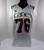 Miami Hurricanes #76 Game Used White Practice Jersey XL DP41823