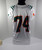 Miami Hurricanes #74 Game Used White Practice Jersey XL DP41824