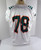 Miami Hurricanes #78 Game Used White Practice Jersey XL DP34085