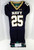 2014 Navy Academy Midshipmen #25 Game Used Navy Jersey Name Plate Removed 36 522