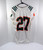 Miami Hurricanes #27 Game Used White Practice Jersey M DP41709