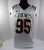 Miami Hurricanes #62 Game Used White Practice Jersey XL DP41790