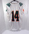 Miami Hurricanes #14 Game Used White Practice Jersey L DP41742