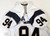 2018 Navy Academy Midshipmen #94 Game Used White Jersey Name Plate Removed 46 07