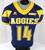 North Carolina A&T Aggies #14 Game Used Navy Jersey L DP31412