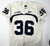 Late 2000s Early 2010s Old Dominion Monarchs #36 Game Used White Jersey L DP8