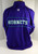 2000-01 Charlotte Hornets Tim James #25 Game Used Purple Warm Up Jacket 50 43