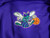 1999-00 Charlotte Hornets # Game Issued Purple Game Jacket 54 DP08739
