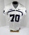 2009-11 Old Dominion Monarchs Brandon Carr #70 Game Used White Jersey 2XL 913
