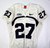 Late 2000s Old Dominion Monarchs Powell #27 Game Used White Jersey M 47