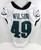 2017 Philadelphia Eagles Kyle Wilson #49 Game Used White Practice Jersey 46 43