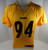 2019 Pittsburgh Steelers #94 Game Issued Yellow Practice Jersey 836
