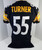 2009 Pittsburgh Steelers Turner #55 Game Issued Black Jersey 48 DP21117