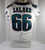 2017 Philadelpia Eagles Victor Salako #66 Game Used White Jersey 48 DP28589
