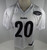 2018 Pittsburgh Steelers #20 Game Issued White Football Jersey 845