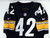 1997 Pittsburgh Steelers David McCann #42 Game Issued Black Jersey 48 DP21291