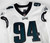 2020 Philadelphia Eagles Josh Sweat #94 Game Used White Jersey 42 DP71478