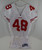 2011 San Francisco 49ers #48 Game Used White Jersey DP06206