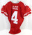 2014 San Francisco 49ers Andy Lee #4 Game Issued Red Jersey 44 DP26915