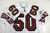 2008 San Francisco 49ers Richardson #50 Game Issued White Jersey DP08244