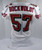 2007 San Francisco 49ers Colby Bockwoldt #57 Game Issued White Jersey DP06381