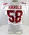 2016 San Francisco 49ers Eli Harold #58 Game Issued White Jersey 44 DP26612