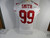 2014 San Francisco 49ers Aldon Smith #99 Game Issued White jersey DP16472