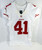 2013 San Francisco 49ers #41 Game Issued White Jersey DP16504