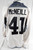 2015-16 Chicago Blackhawks Mark McNeill #41 Game Used White Practice Jersey 7