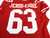 2016 San Francisco 49ers Tony Jerod-Eddie #63 Game Issued Red Jersey 46 07