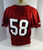 2002 San Francisco 49ers #58 Game Issued Red Practice Jersey 963